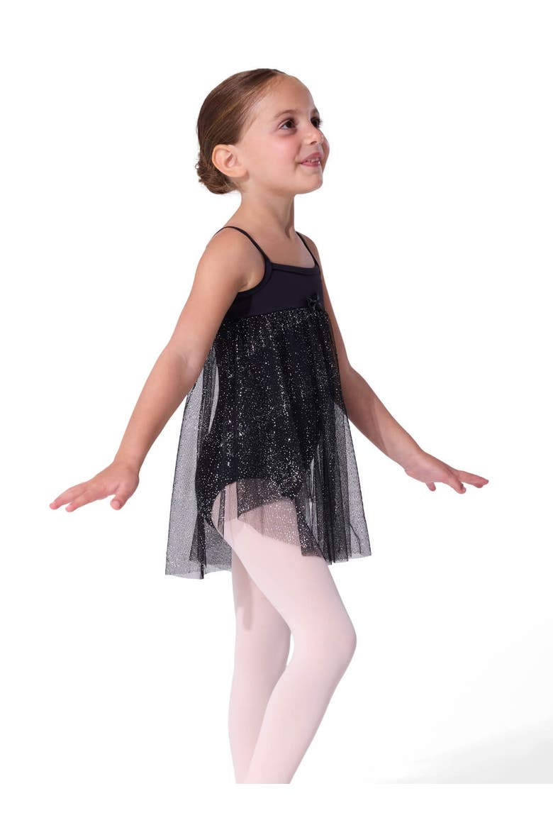 Baby Doll Ballet Dress Glitter, Alternate, color, black