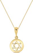 Bony Levy 14k Gold Star of David Pendant Necklace