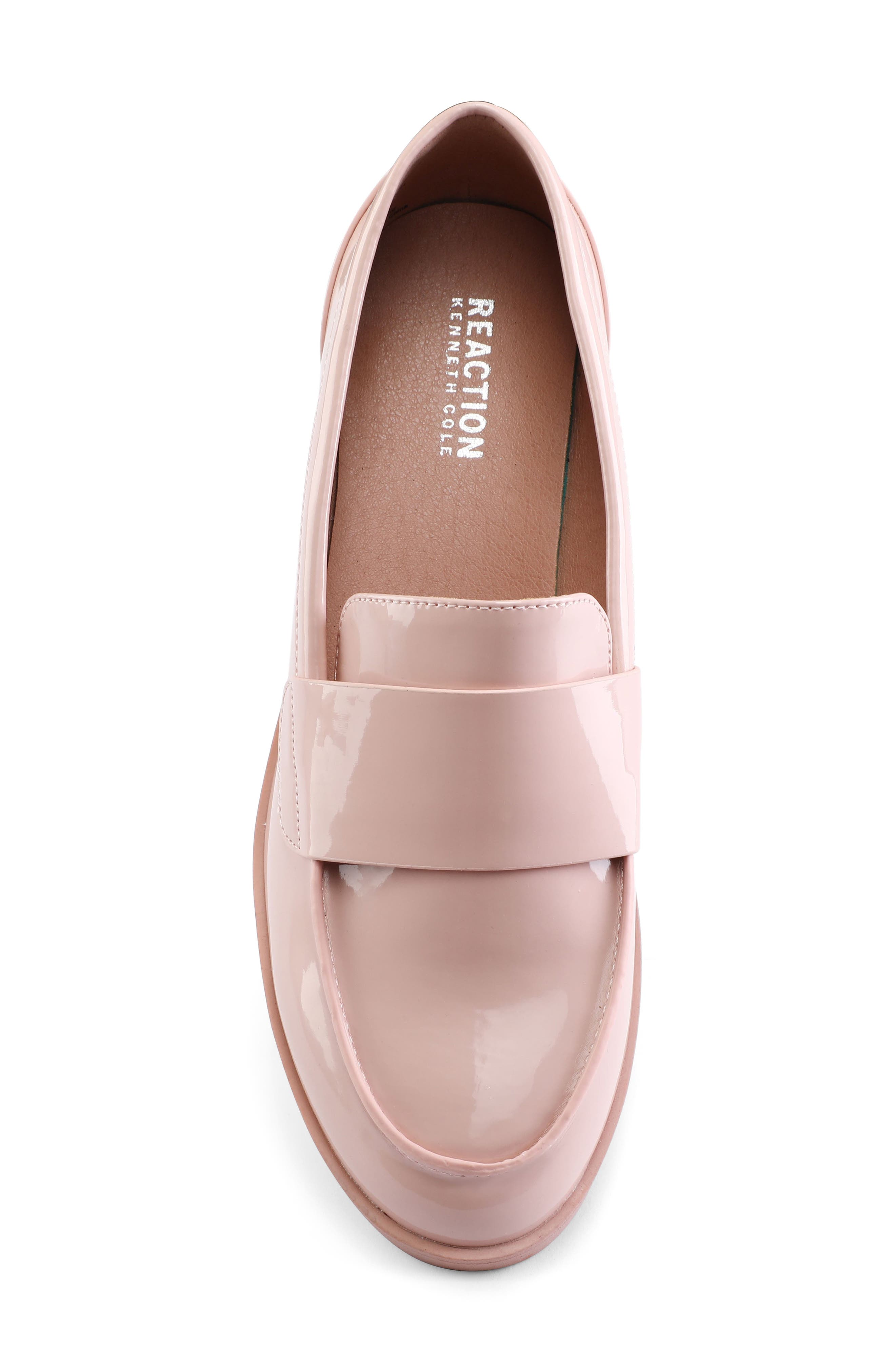 Kenneth Cole Reaction Fern Loafer, Alternate, color, Ballet Pink Patent