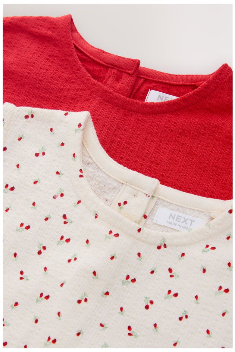 Kids' 4-Pack Sleeveless Shirt & Shorts Set, Alternate, color, RED MULTI