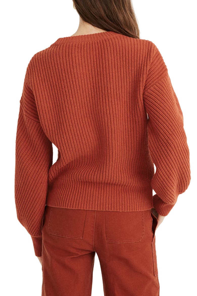 Fairbanks Pullover Sweater, Alternate, color, SOUTHWESTERN CLAY