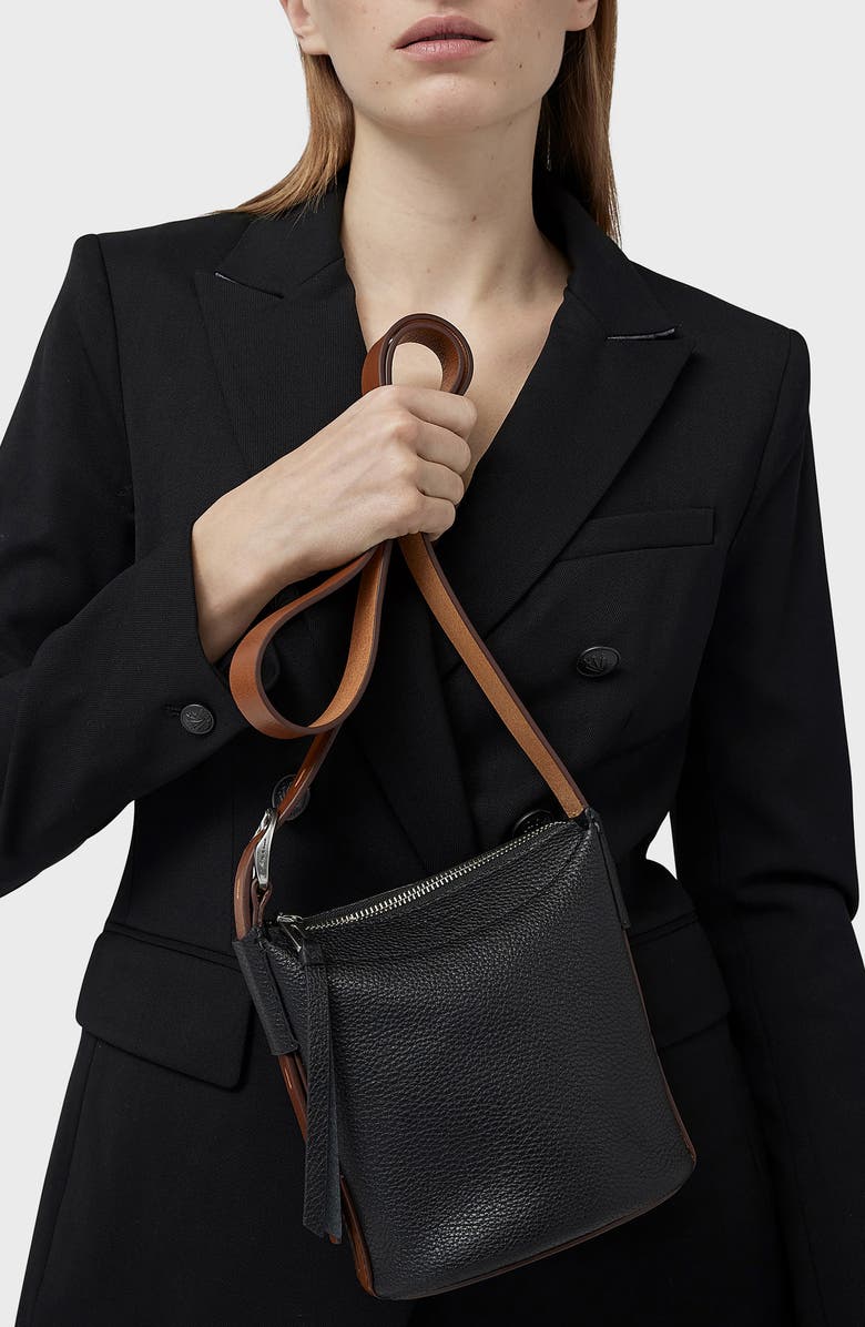 rag & bone Mini Belize Leather Bucket Bag, Alternate, color,