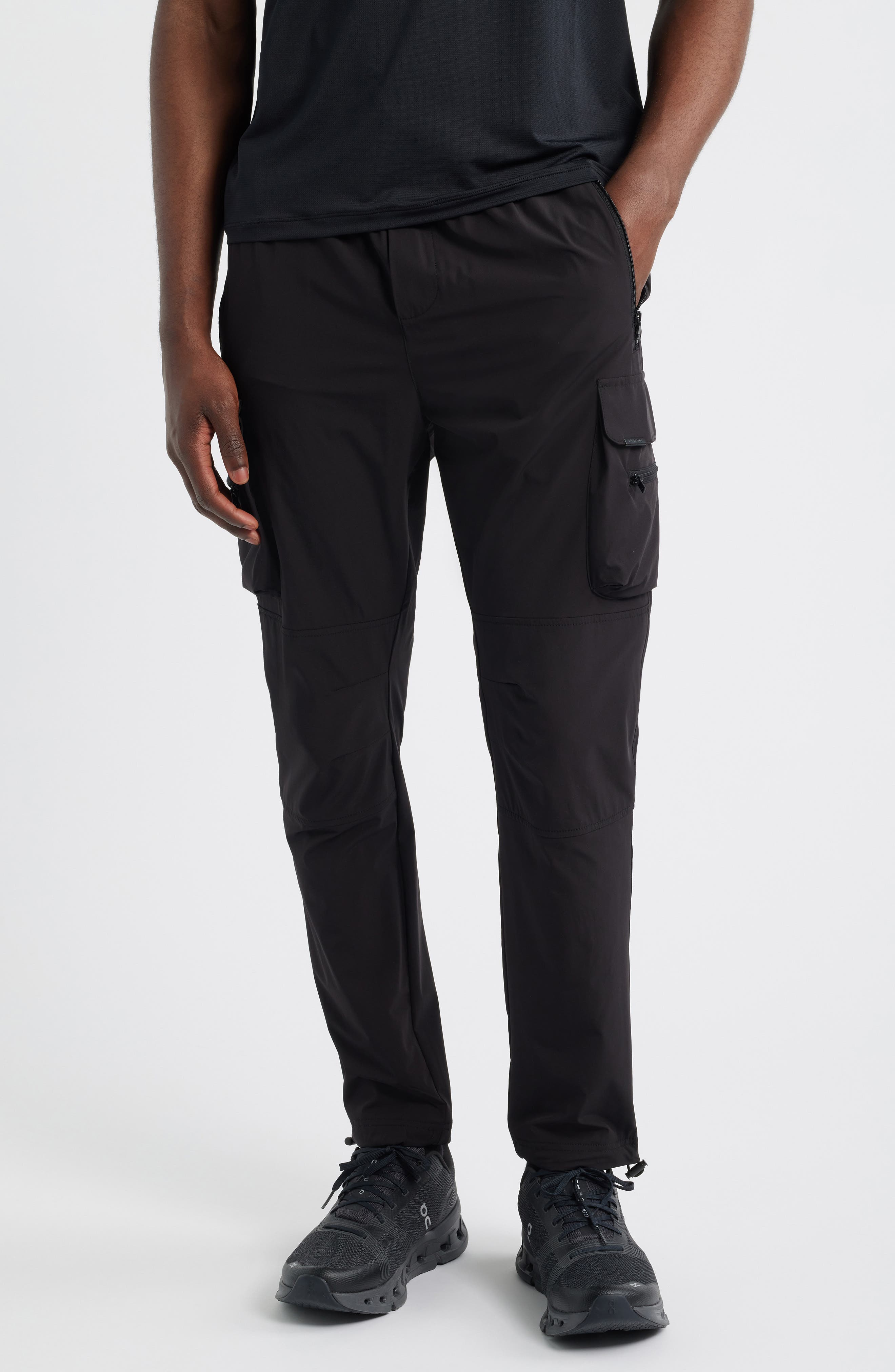 DNA Water Repellent Drawstring Cargo Pants