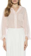 Alexia Admor Atticus Sheer Button Up Shirt