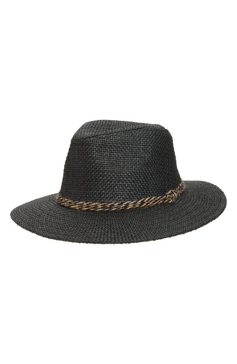 NORDSTROM RACK Braided Trim Panama Hat, Main, color,