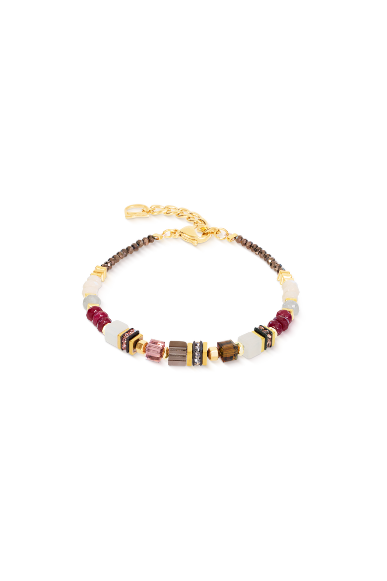 GeoCUBE® Precious Grace Bracelet Rose Smoke, Main, color, Red-Beige