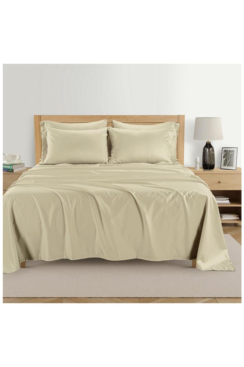 1000 Thread Count Egyptian Cotton 6-Piece Sheet Set, Alternate, color, IVORY SUGAR