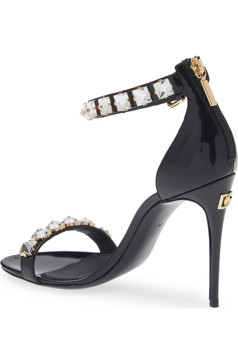 Dolce&Gabbana Strappy Crystal Embellished Sandal, Alternate, color,
