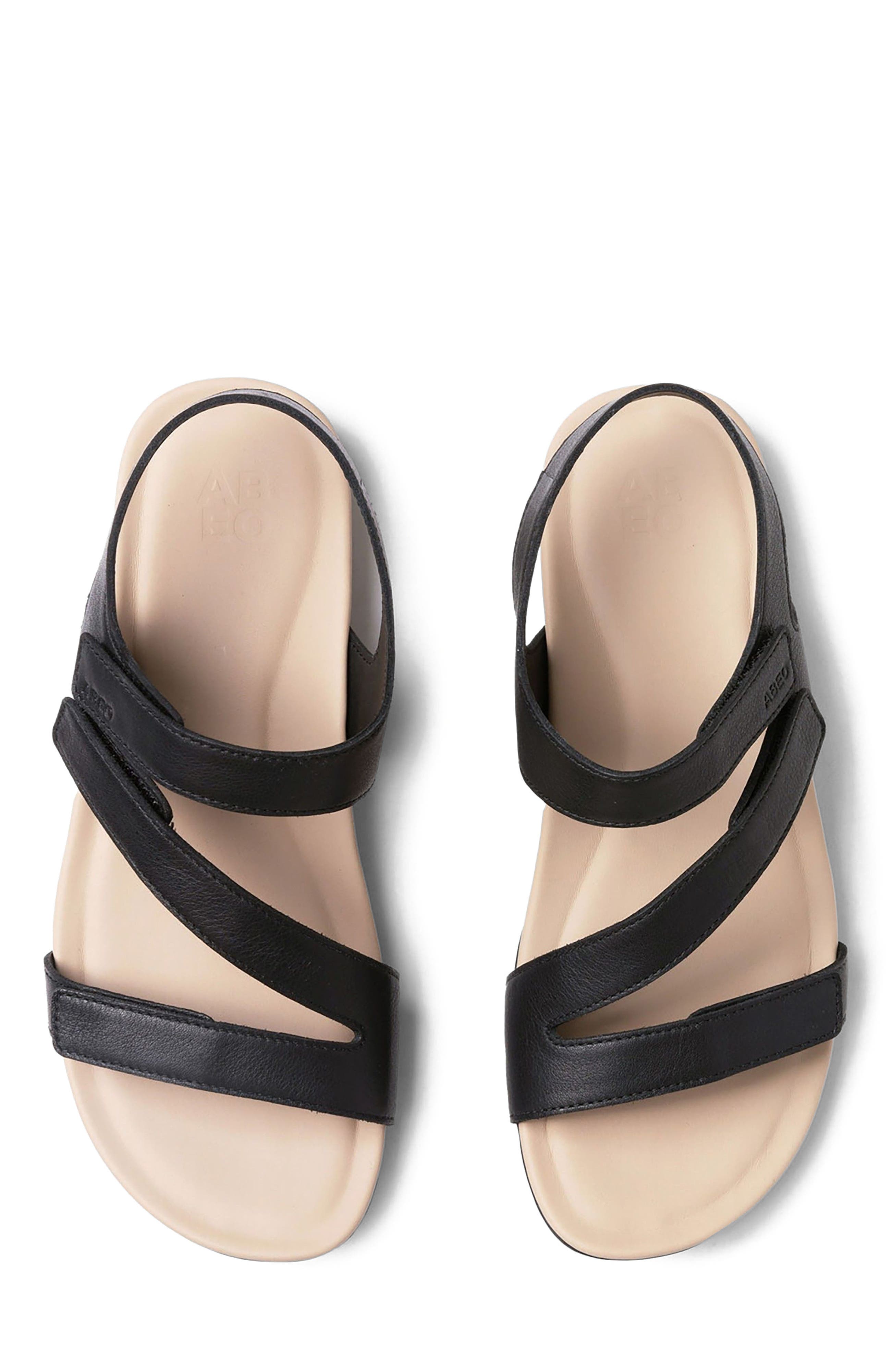 ABEO Oasis Sandal, Alternate, color, Black - Metatarsal