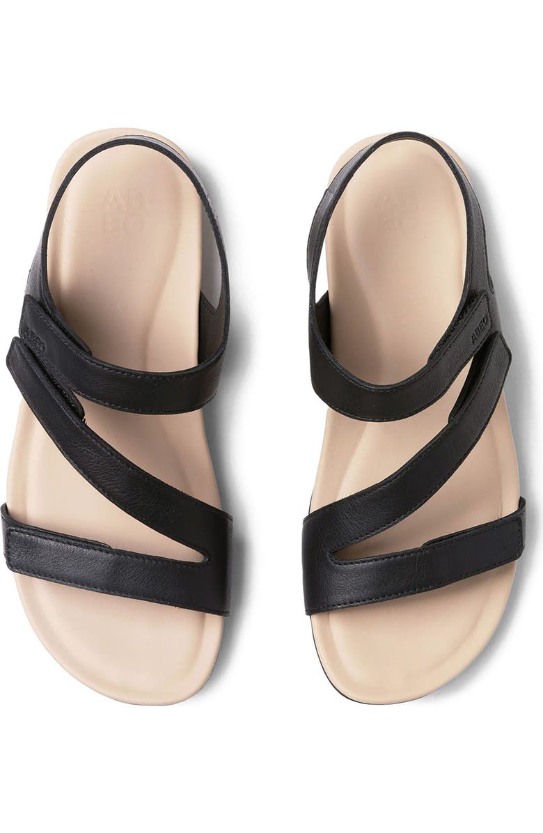 ABEO Oasis Sandal, Alternate, color, Black - Metatarsal