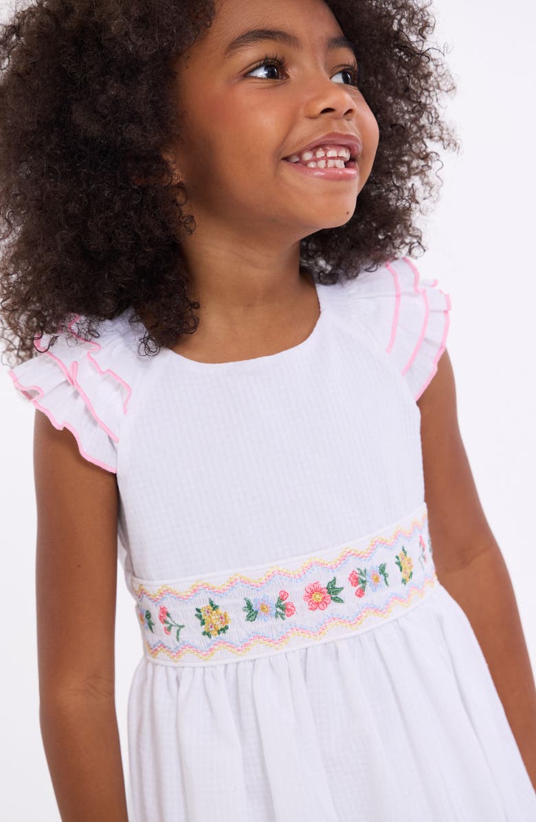 Iris & Ivy Kids' Smocked Waistband Dress, Alternate, color, 