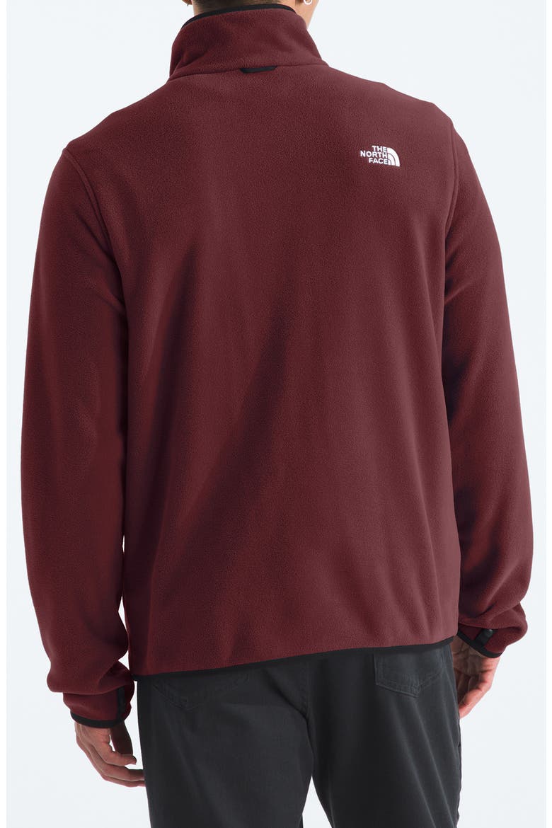 Glacier Fleece Zip Front Jacket, Alternate, color, SUMAC