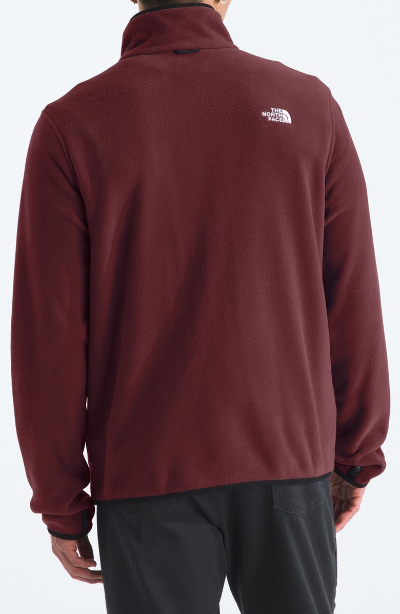The North Face Glacier Fleece Zip Front Jacket, Alternate, color, Sumac