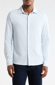 Robert Barakett Tyrek Jersey Button-Up Shirt