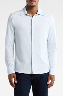 Robert Barakett Tyrek Jersey Button-Up Shirt