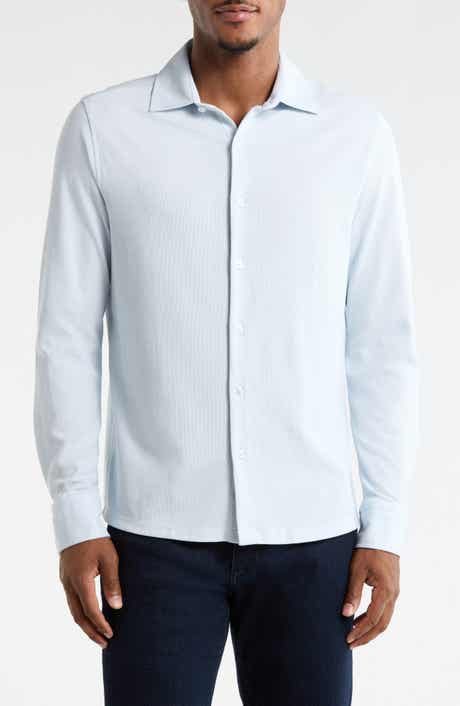 Robert Barakett Tyrek Jersey Button-Up Shirt