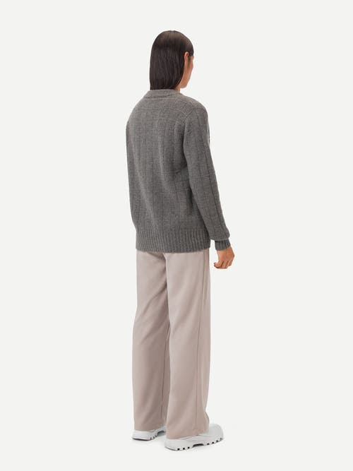 Gobi Mongolian Cashmere Square-patterned Cashmere Sweater