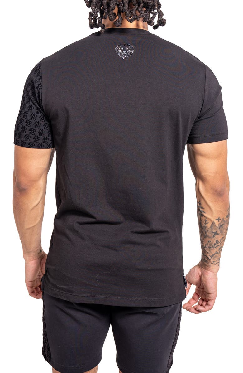 Maceoo Resistance74 Black T-Shirt, Alternate, color, Black