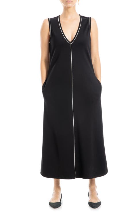 V-Neck Sleeveless A-Line Dress