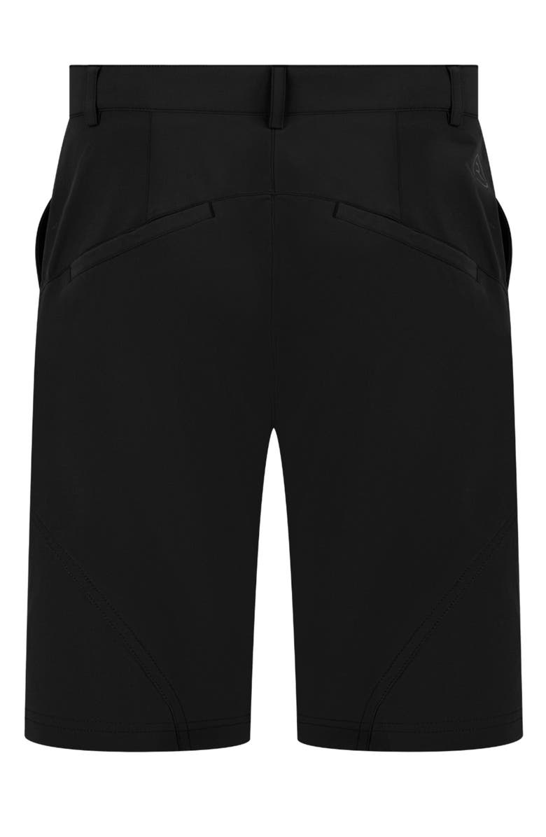 Reflo Icarian 4-way Stretch Modern Short, Alternate, color, Caviar