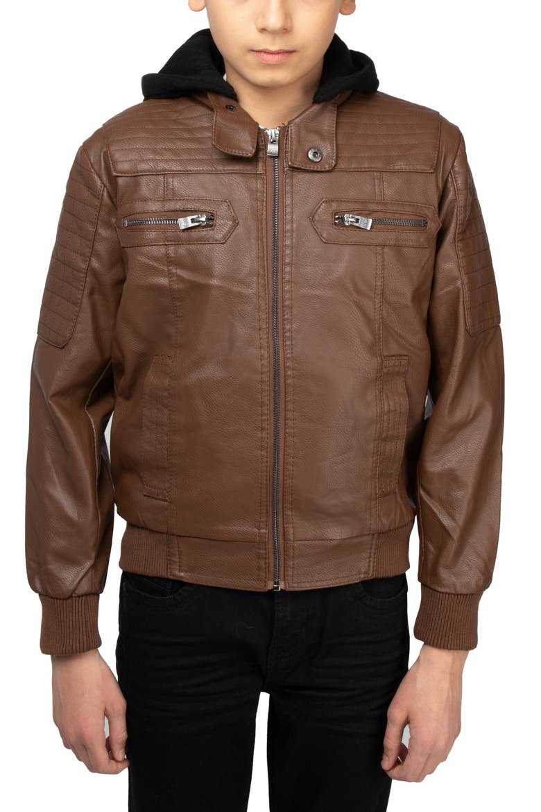 Knit Hood Jacket, Alternate, color, TAN