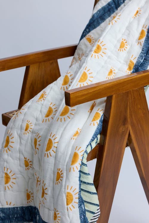 Cqc La Ojai Baby Quilt In Green