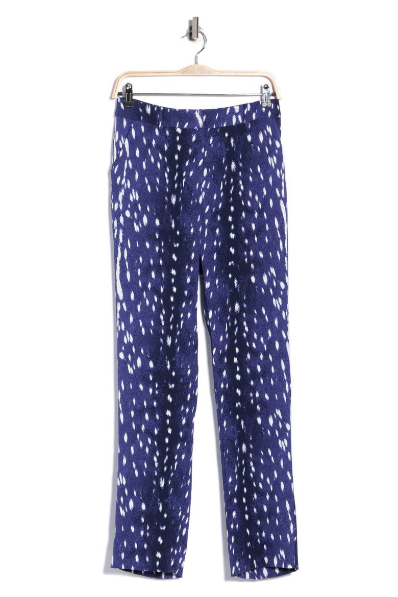 Glora High Waist Straight Leg Pants, Main, color, FAWN PERFECT NAVY