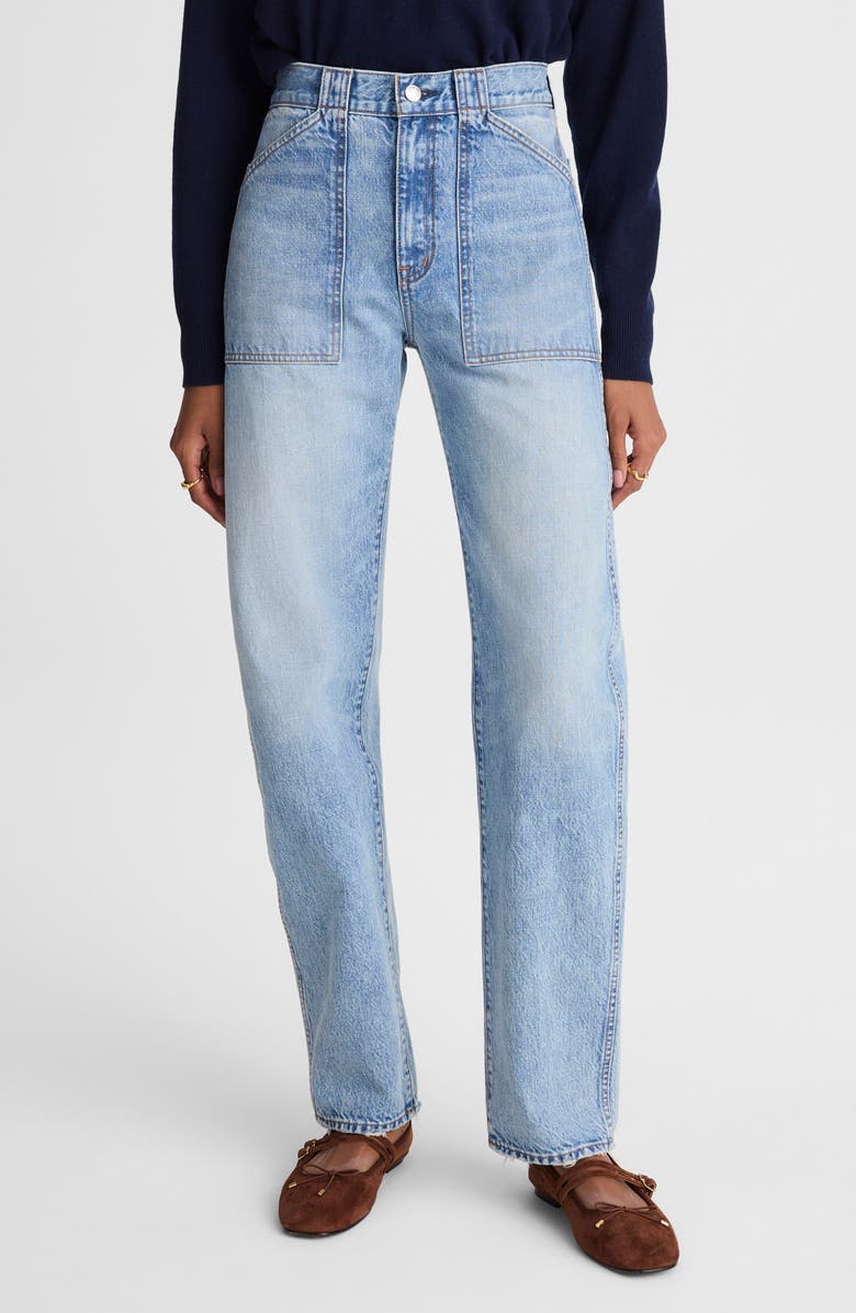 Madewell The Balloon Utility Jeans, Main, color, Raebrook Wash
