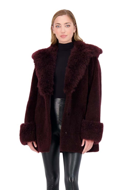 Sheared Genuine Shearling Parka