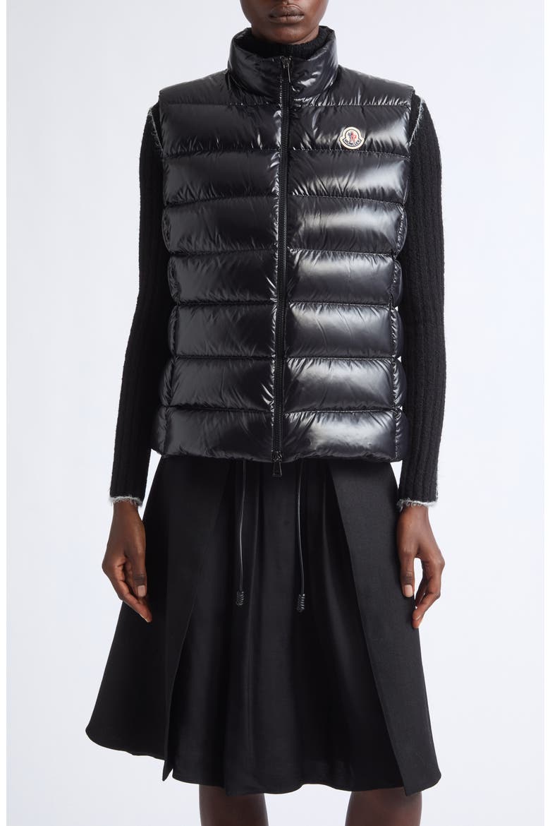 Moncler Ghany Mock Neck Down Puffer Vest (Women) | Nordstrom