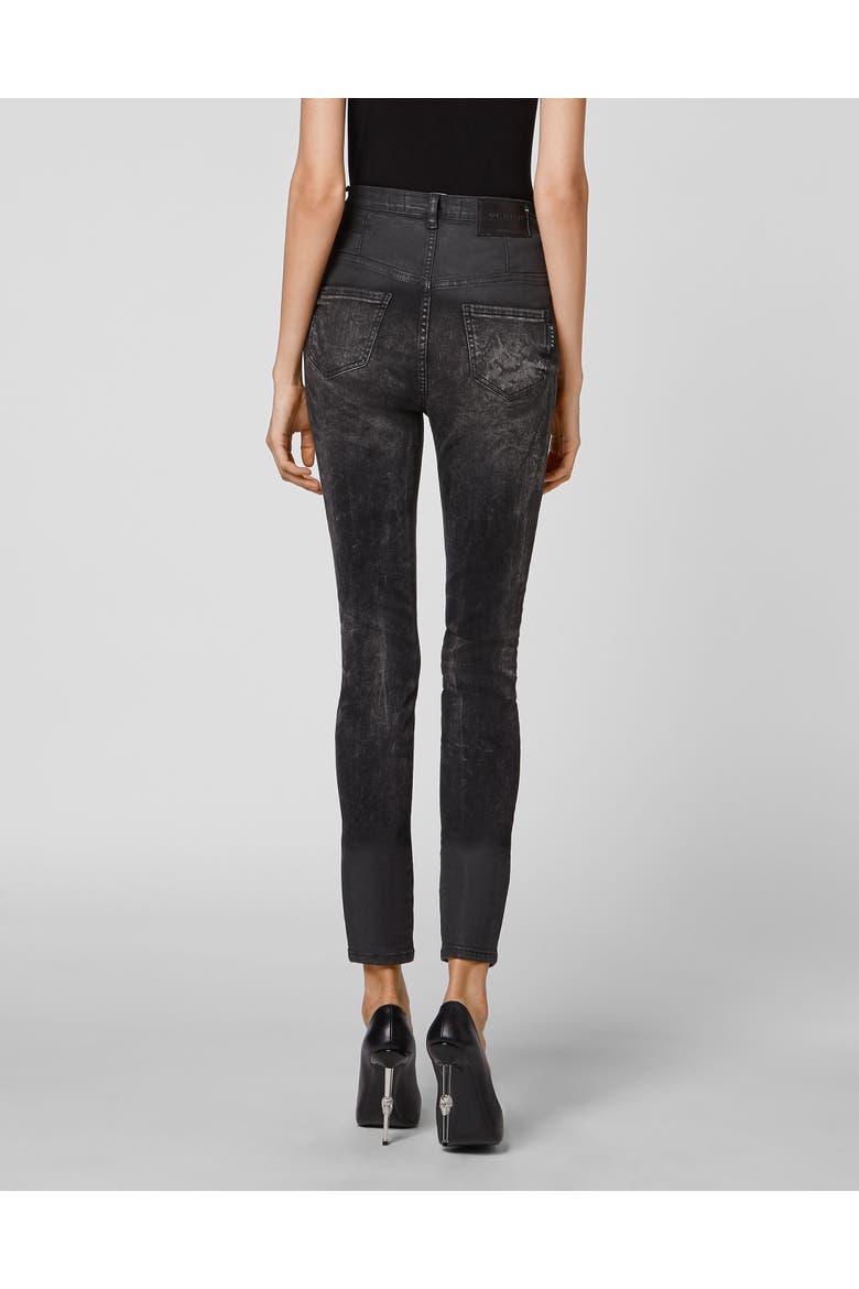 Super High Waist Jegging Iconic Plein Women, Alternate, color, DangerousLove