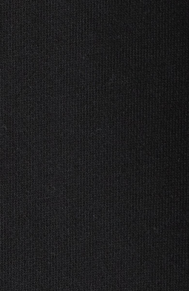 Nothing Grows Overnight Flame Logo Zip Front Hoodie, Alternate, color, Black