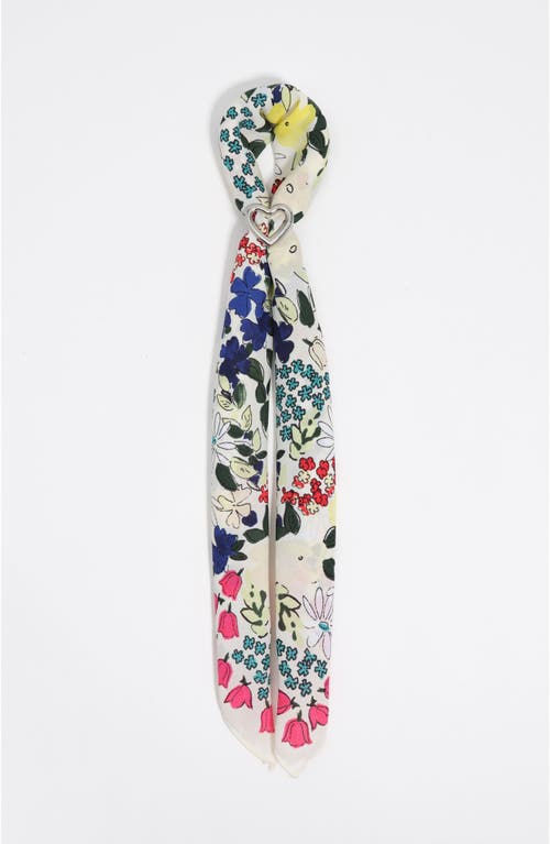Bimba Y Lola Flower Garden Scarf Charm In Multi