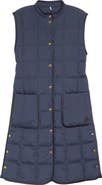 Moncler Cygnette Long Quilted Down Vest