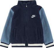Nike Kids' Faux Shearling Bomber Jacket