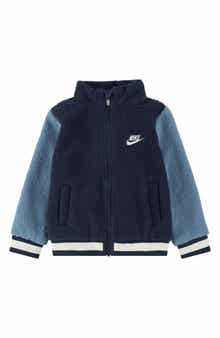 Nike Kids' Faux Shearling Bomber Jacket