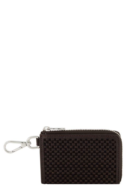 Woven Zip Card Case