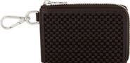 Vince Woven Zip Card Case