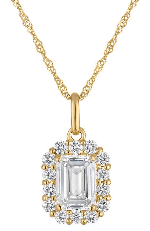 14K Gold Lab Grown Diamond Pendant Necklace