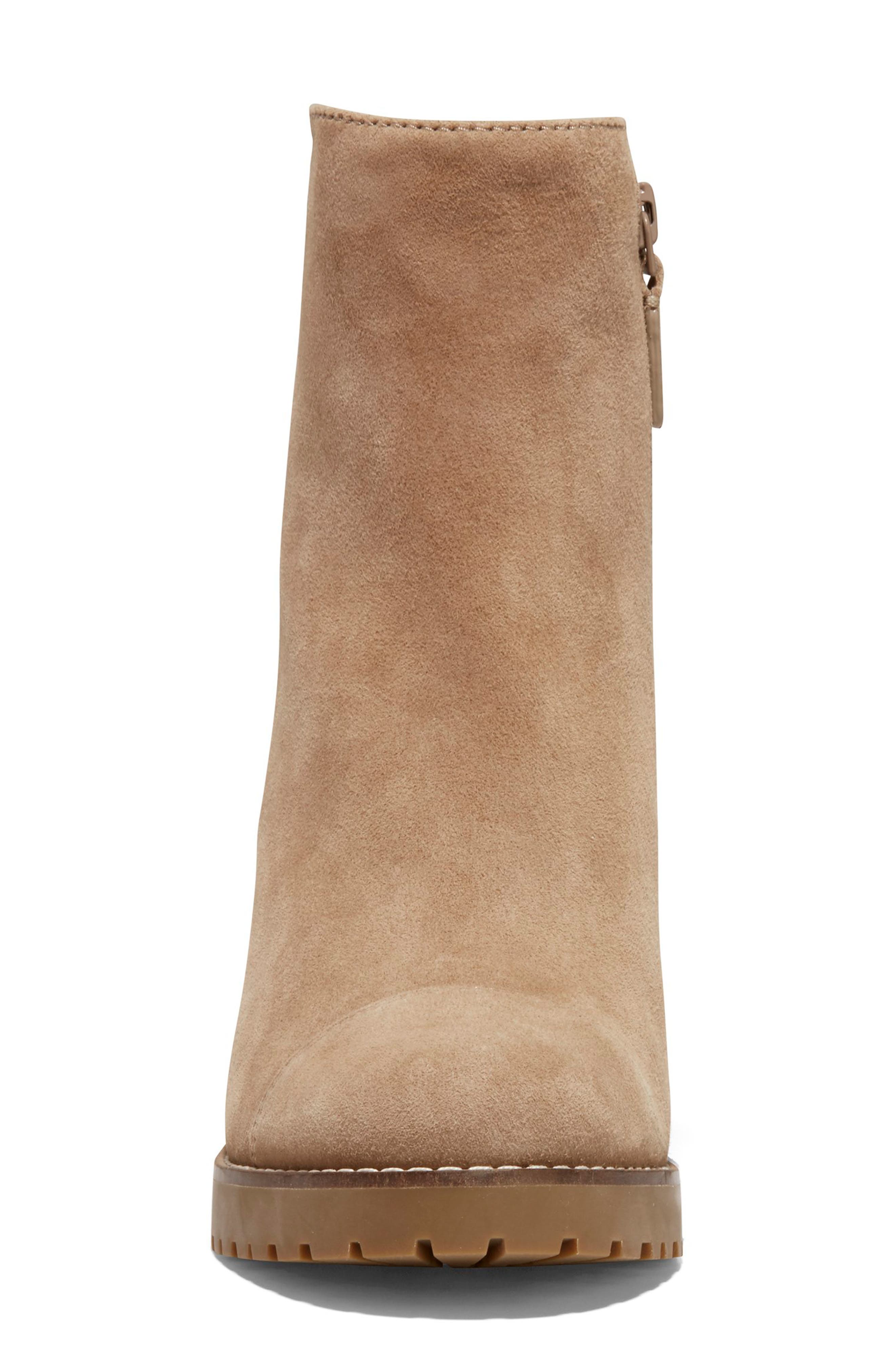 Foster Lug Sole Bootie, Alternate, color, LIGHT BROWN