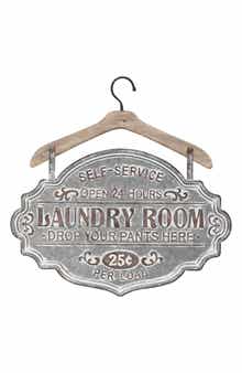 UMA Laundry Room Wall Sign