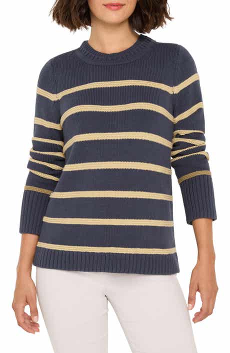 NIC+ZOE Go to Stripe Cotton Sweater