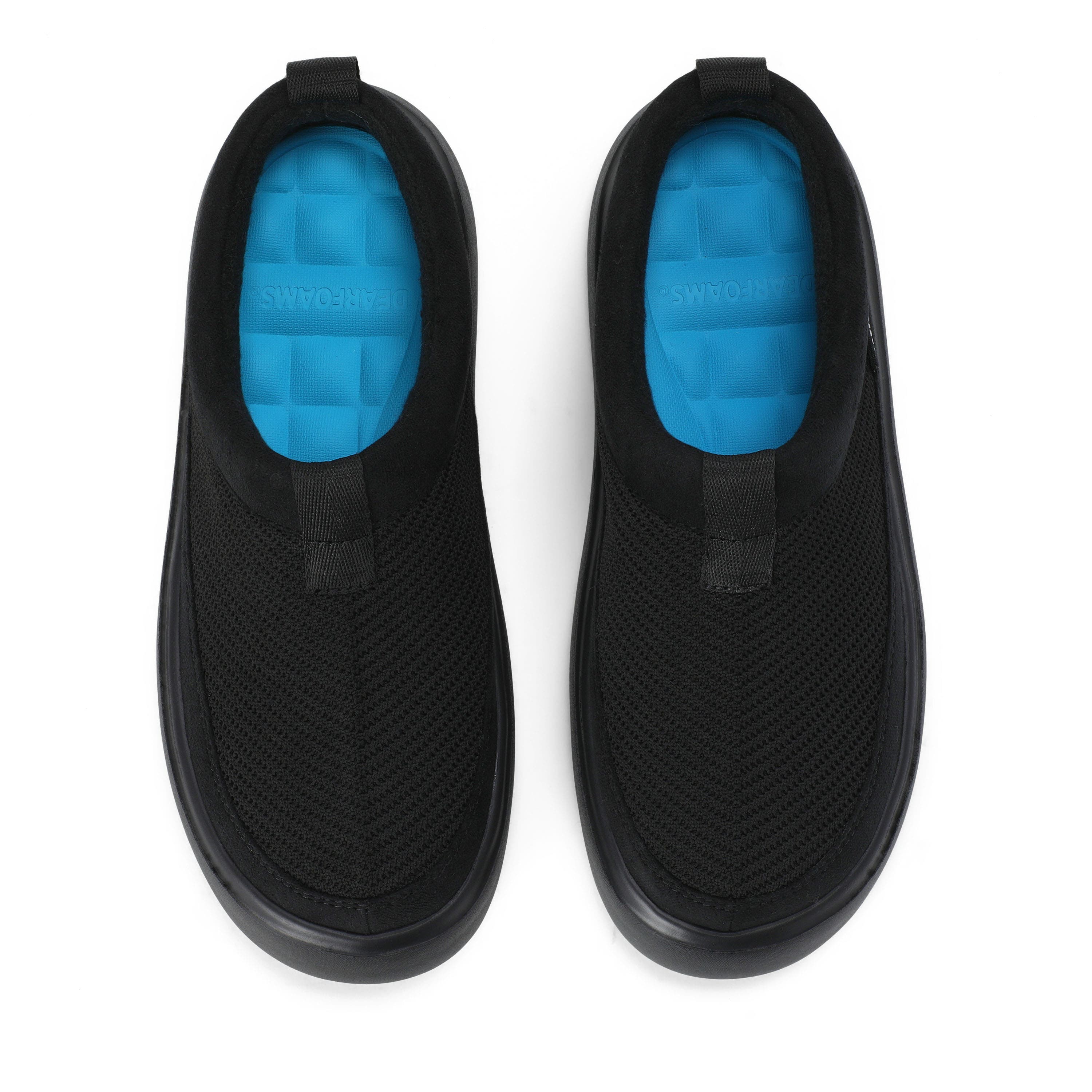 Women's Marshmellow Knit Clog, Alternate, color, BLACK
