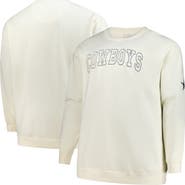 PROFILE Men's Profile Cream Dallas Cowboys Big & Tall Fleece Sweatshirt
