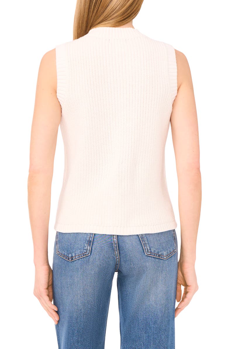 Sleeveless Cotton Cardigan