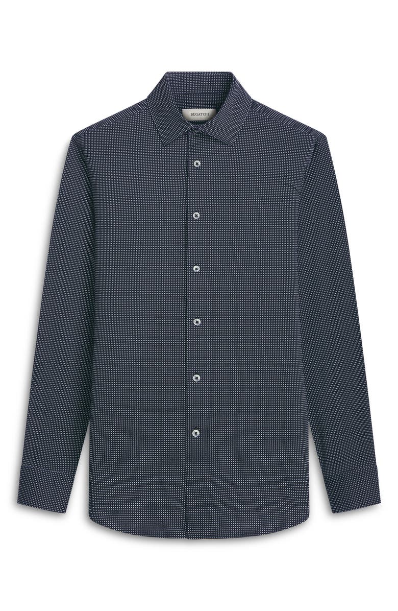 Bugatchi James OoohCotton<sup>®</sup> Geometric Print Button-Up Shirt, Alternate, color,
