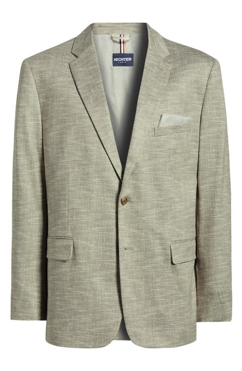 Tan Mélange Knit Sport Coat (Regular & Big)
