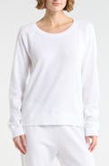 James Perse Relaxed Raglan Sleeve Cotton Pullover