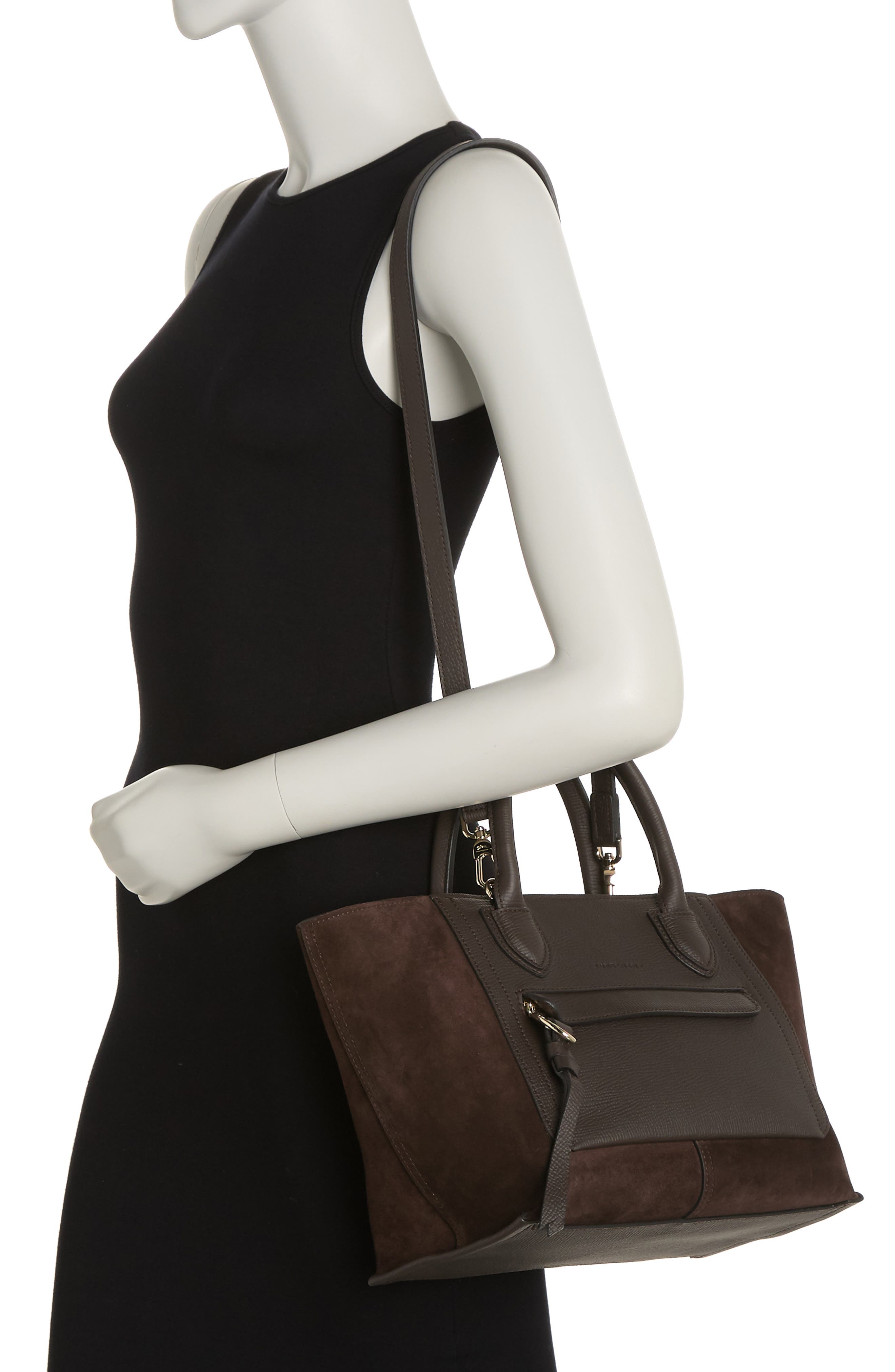 Longchamp Medium Convertible Tote Bag, Alternate, color, 