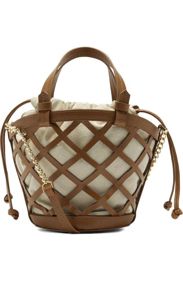 Arezzo Small Petra Leather Bucket Bag, Alternate, color,